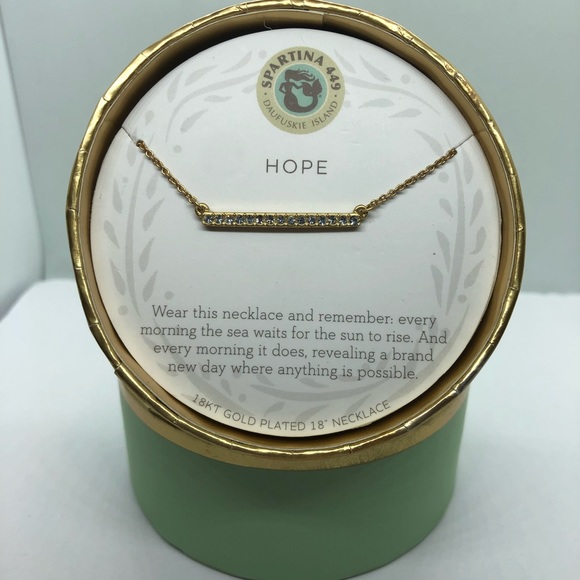 SLV Hope Bar Necklace - Picture 2 of 4